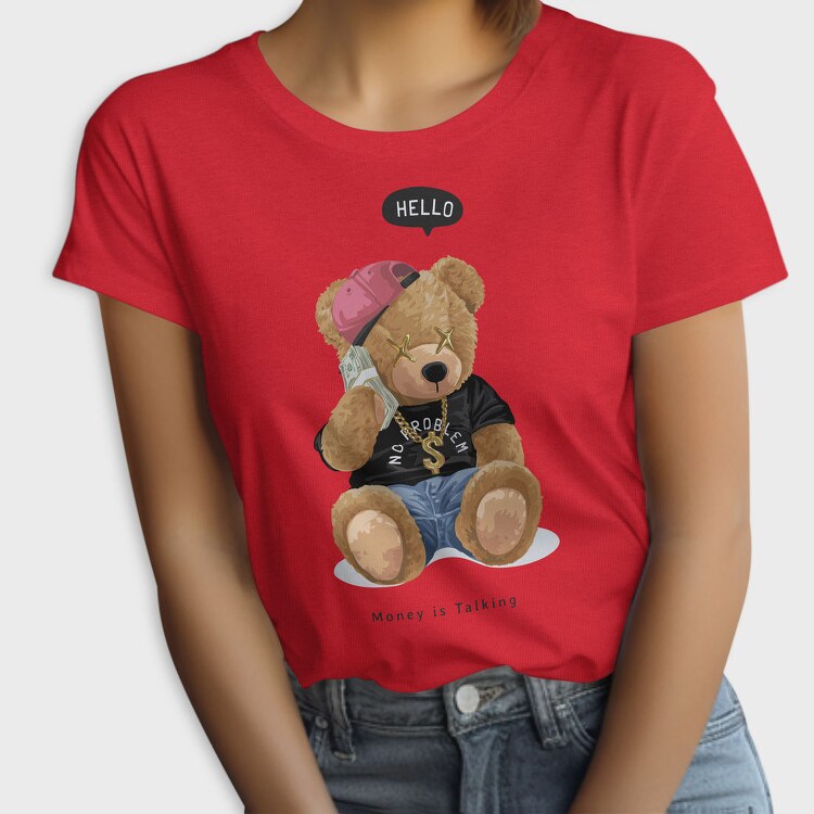 Cat With Sunglasses and Headphones, Women's T-Shirt