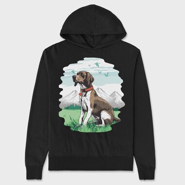 Hound Dog Mountains, Unisex Men's Hoodie