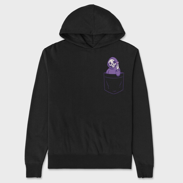 Grim Reaper Pocket Love, Унисекс Мъжко Суичър