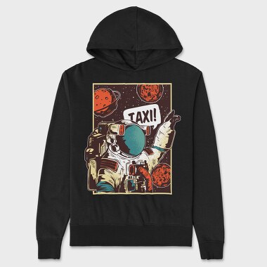Astronaut Taxi, Unisex Men's Hoodie