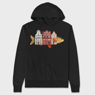 House Animal Fish, Unisex Men's Hoodie